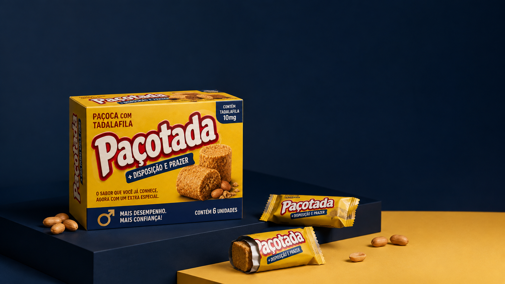 Caixa PAÇOTADA em destaque